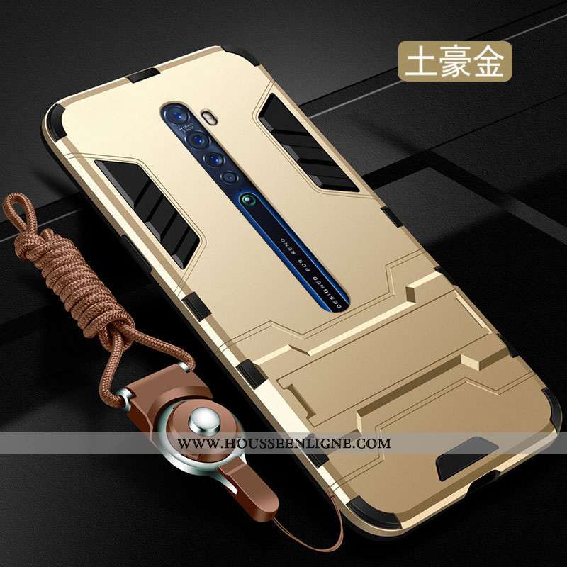 Étui Oppo Reno2 Z Tendance Fluide Doux Délavé En Daim Silicone Protection Coque Tout Compris Bleu
