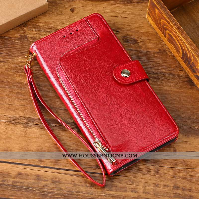 Étui Oppo Rx17 Neo Créatif Cuir Support Marron Carte Coque