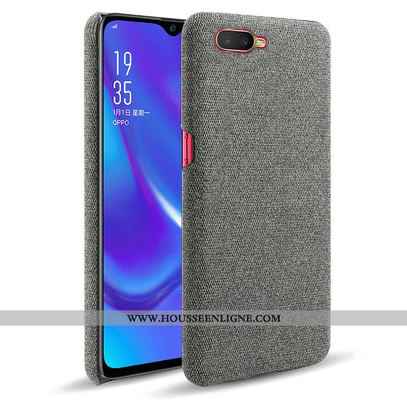 Étui Oppo Rx17 Neo Protection Tendance Rouge Téléphone Portable Incassable Tissu