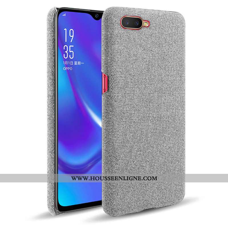 Étui Oppo Rx17 Neo Protection Tendance Rouge Téléphone Portable Incassable Tissu