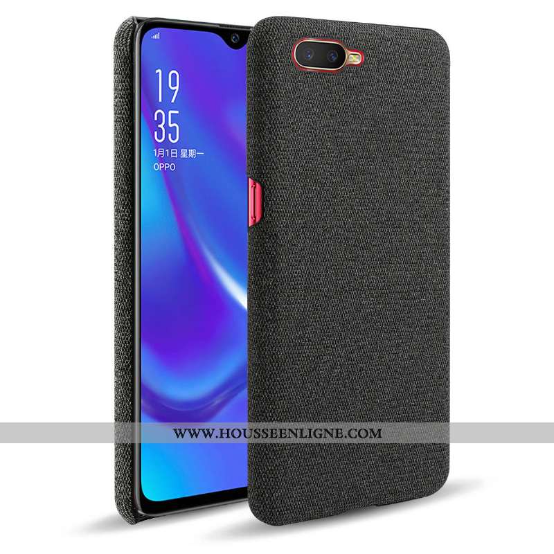 Étui Oppo Rx17 Neo Protection Tendance Rouge Téléphone Portable Incassable Tissu