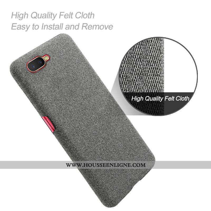 Étui Oppo Rx17 Neo Protection Tendance Rouge Téléphone Portable Incassable Tissu