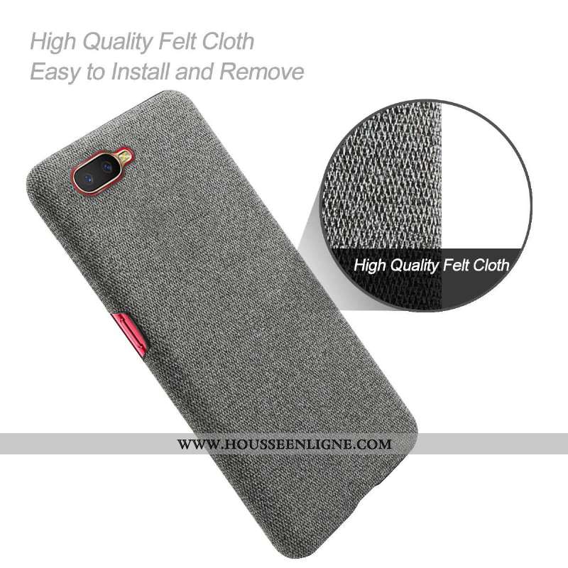 Étui Oppo Rx17 Neo Protection Vin Rouge Tissu Coque Téléphone Portable Difficile Bordeaux