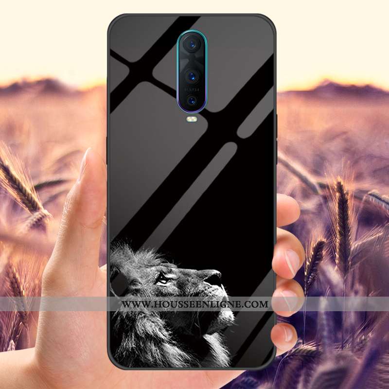 Étui Oppo Rx17 Pro Personnalité Protection Téléphone Portable Tout Compris Noir Tempérer Miroir