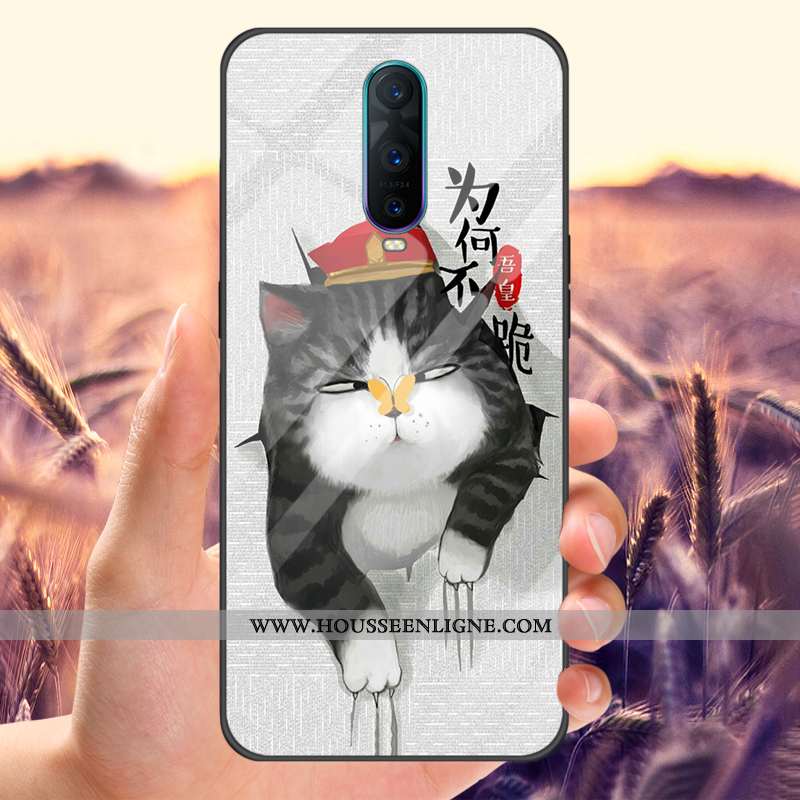 Étui Oppo Rx17 Pro Personnalité Protection Téléphone Portable Tout Compris Noir Tempérer Miroir