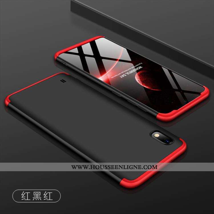Étui Samsung Galaxy A10 Délavé En Daim Protection Incassable Téléphone Portable Nouveau Difficile Co