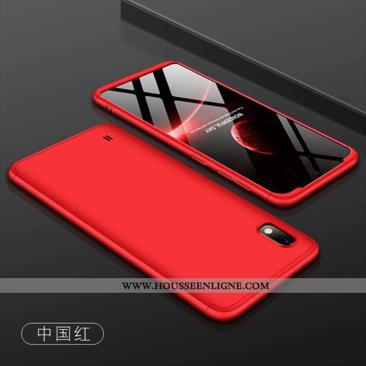 Étui Samsung Galaxy A10 Délavé En Daim Protection Incassable Téléphone Portable Nouveau Difficile Co
