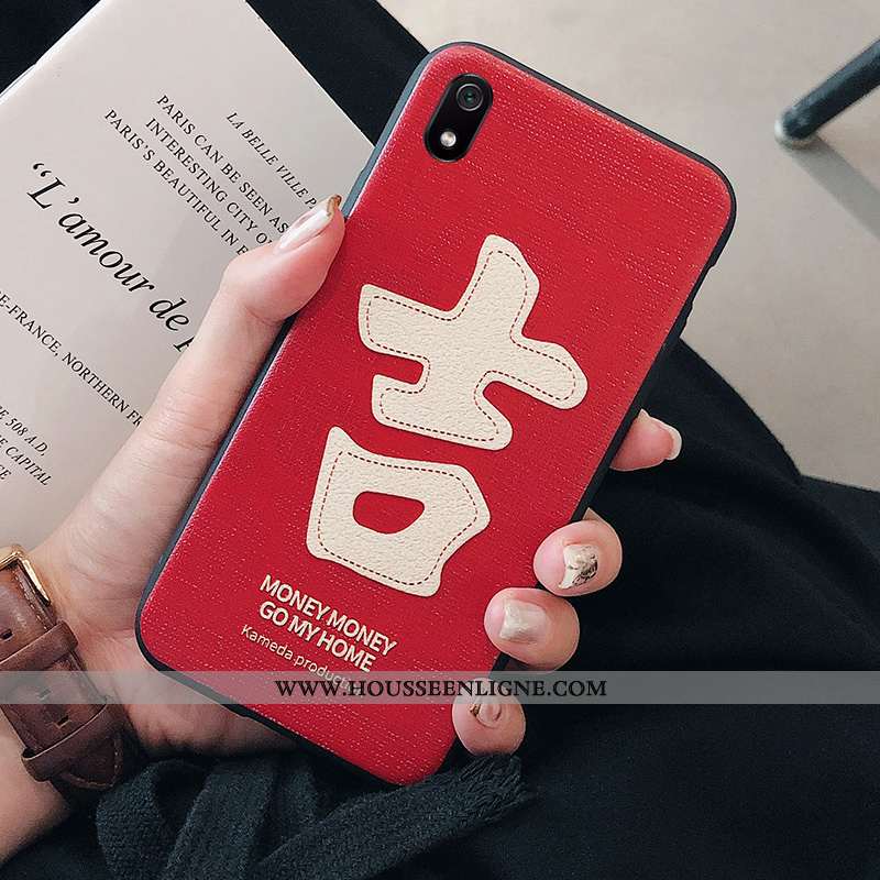 Étui Samsung Galaxy A10 Fluide Doux Silicone Rouge Nouveau Simple Peinture Téléphone Portable