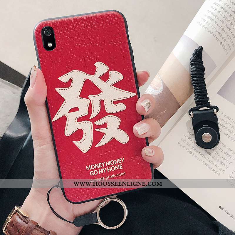 Étui Samsung Galaxy A10 Fluide Doux Silicone Rouge Nouveau Simple Peinture Téléphone Portable
