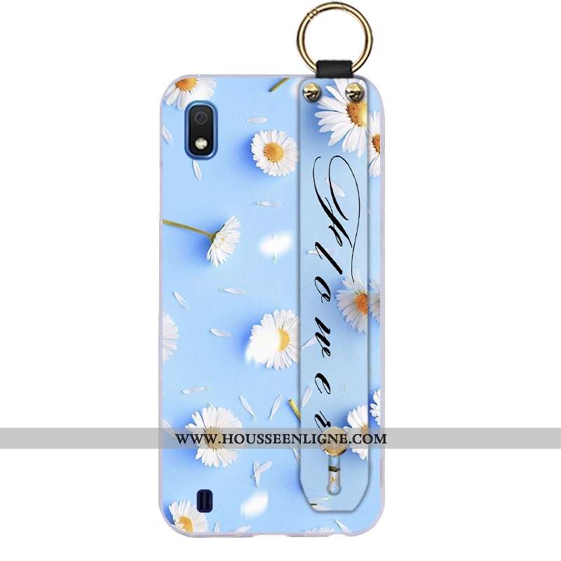 Étui Samsung Galaxy A10 Personnalité Créatif Incassable Téléphone Portable Tendance Protection Rose