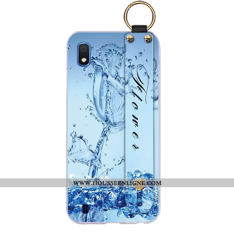 Étui Samsung Galaxy A10 Personnalité Créatif Incassable Téléphone Portable Tendance Protection Rose