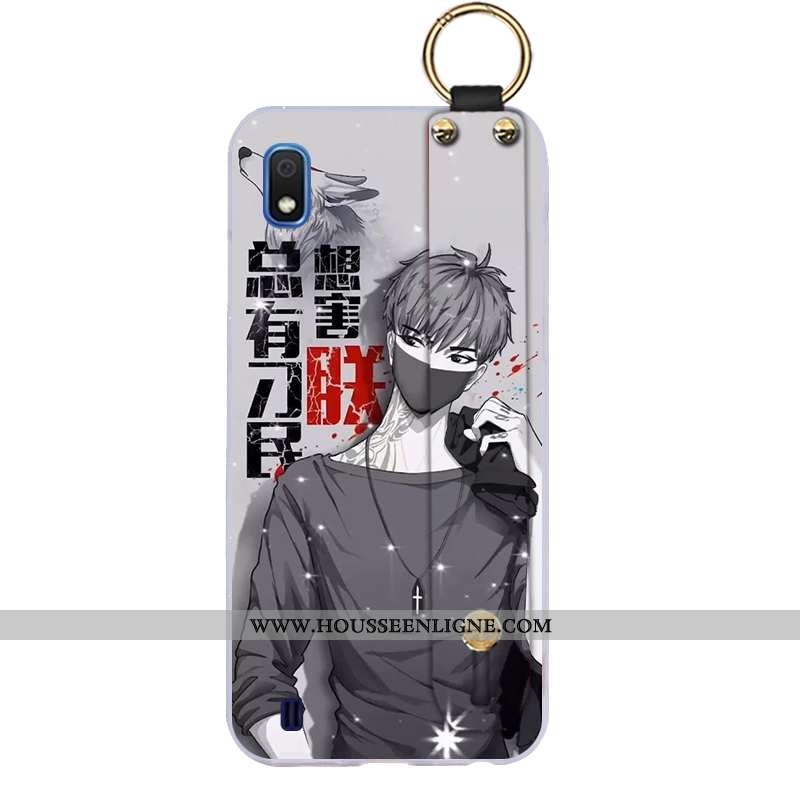 Étui Samsung Galaxy A10 Personnalité Créatif Incassable Téléphone Portable Tendance Protection Rose