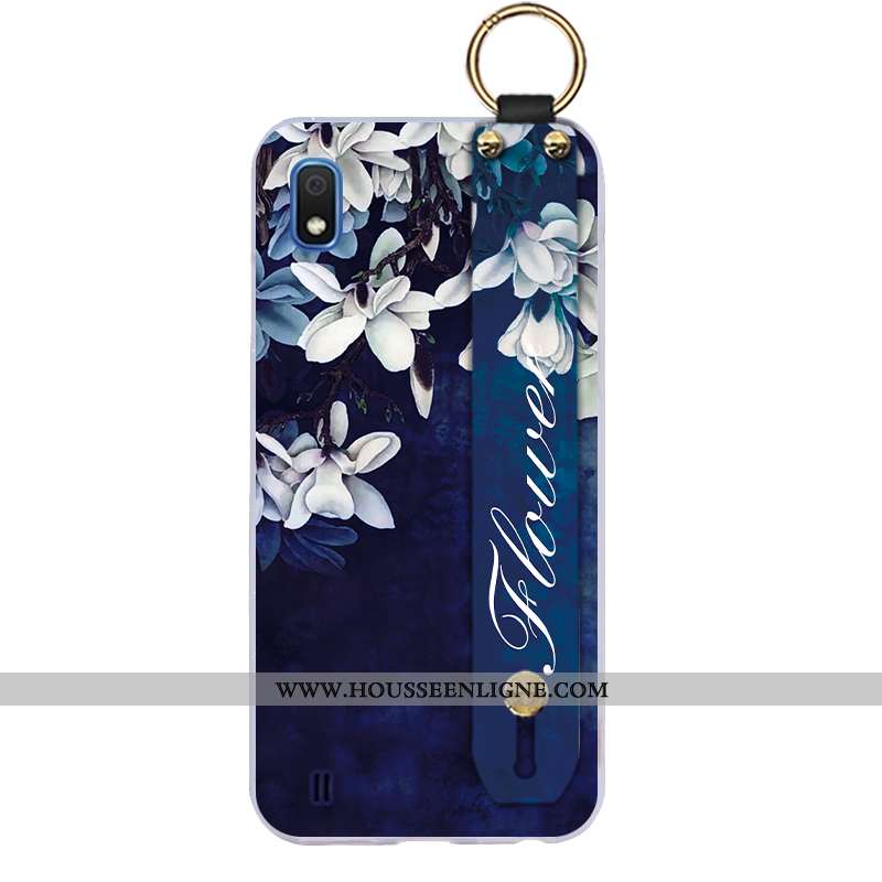 Étui Samsung Galaxy A10 Personnalité Créatif Incassable Téléphone Portable Tendance Protection Rose
