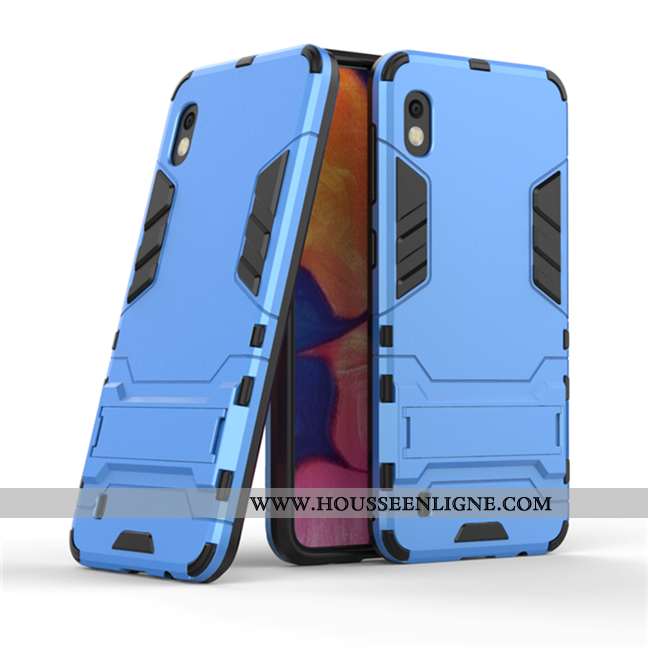 Étui Samsung Galaxy A10 Protection Personnalité Difficile Coque Armure Incassable Gris