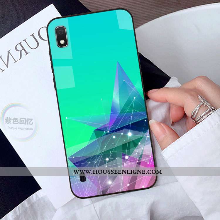 Étui Samsung Galaxy A10 Protection Personnalité Téléphone Portable Coque Dessin Animé Étoile Noir