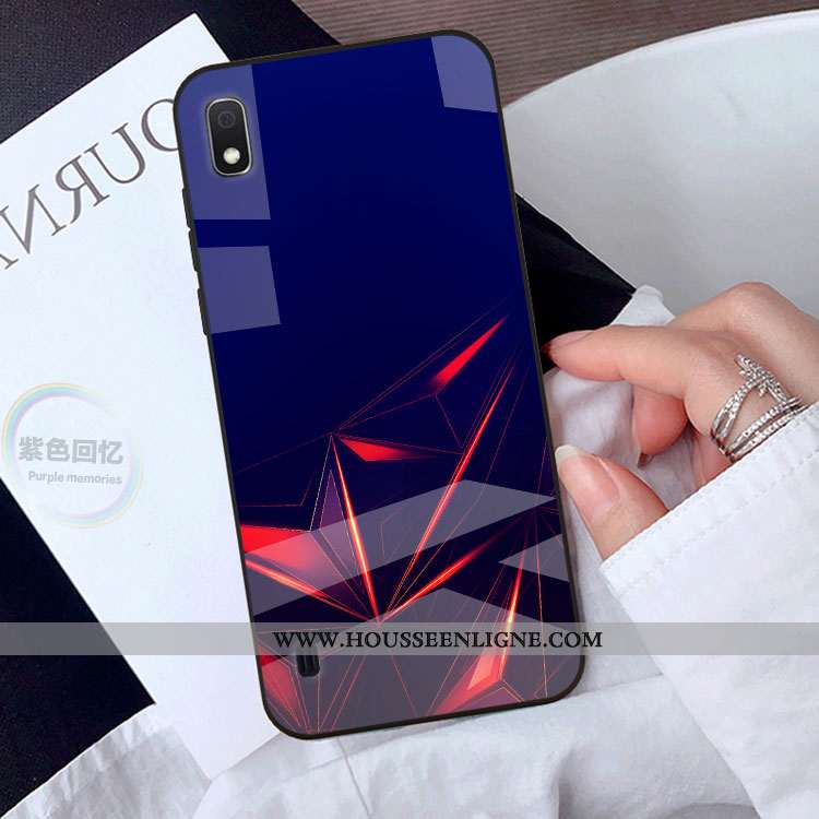 Étui Samsung Galaxy A10 Protection Personnalité Téléphone Portable Coque Dessin Animé Étoile Noir