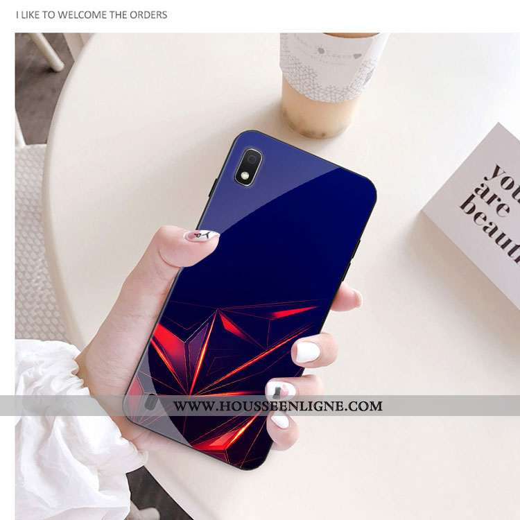 Étui Samsung Galaxy A10 Protection Personnalité Téléphone Portable Coque Dessin Animé Étoile Noir