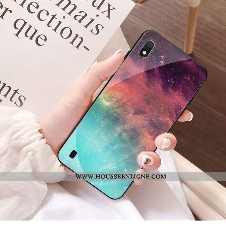 Étui Samsung Galaxy A10 Protection Personnalité Téléphone Portable Coque Dessin Animé Étoile Noir