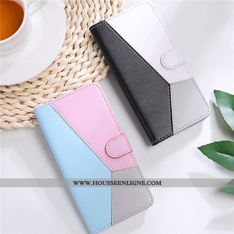 Étui Samsung Galaxy A10s Cuir Tendance Clamshell Téléphone Portable Étoile Rose