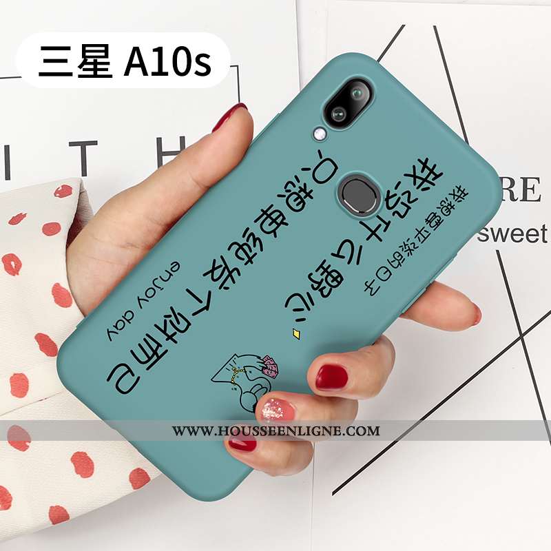 Étui Samsung Galaxy A10s Ornements Suspendus Personnalité Gris Tout Compris Protection Ultra Tendanc