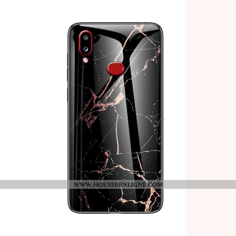 Étui Samsung Galaxy A10s Protection Verre Net Rouge Bleu Fluide Doux Difficile