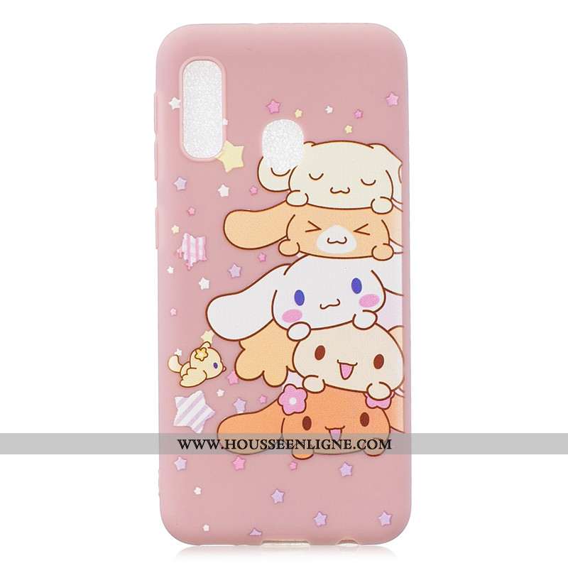 Étui Samsung Galaxy A20e Dessin Animé Ornements Suspendus Coque Étoile Bleu Bonbons