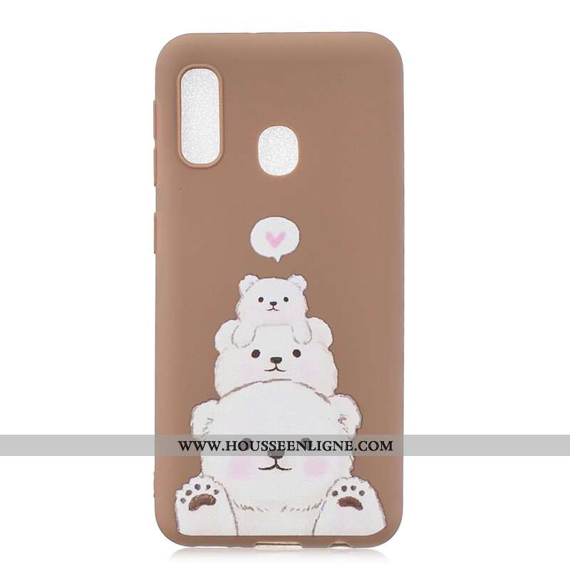 Étui Samsung Galaxy A20e Dessin Animé Ornements Suspendus Coque Étoile Bleu Bonbons