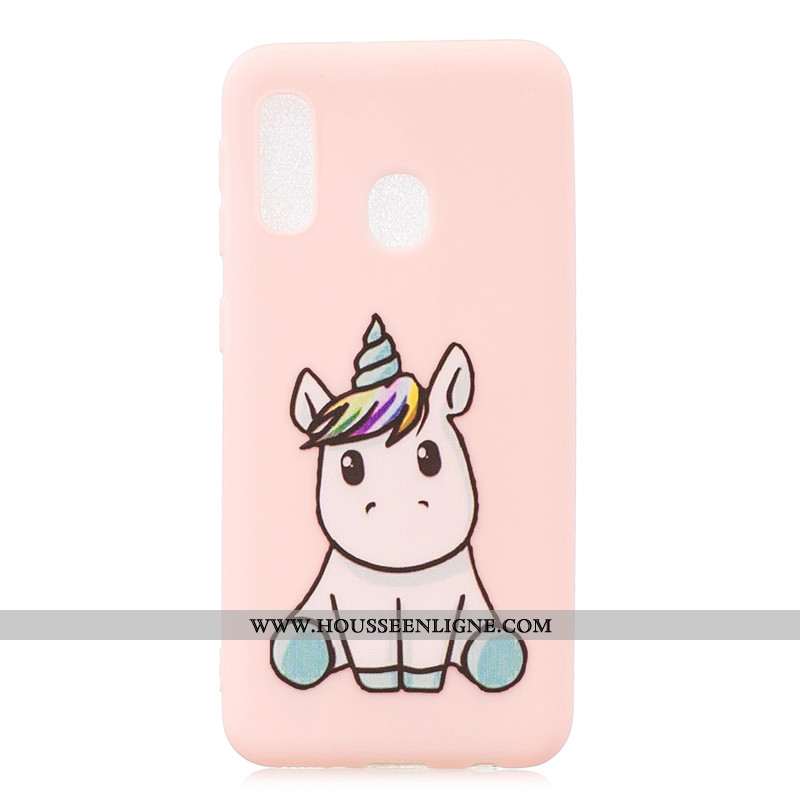 Étui Samsung Galaxy A20e Dessin Animé Ornements Suspendus Coque Étoile Bleu Bonbons