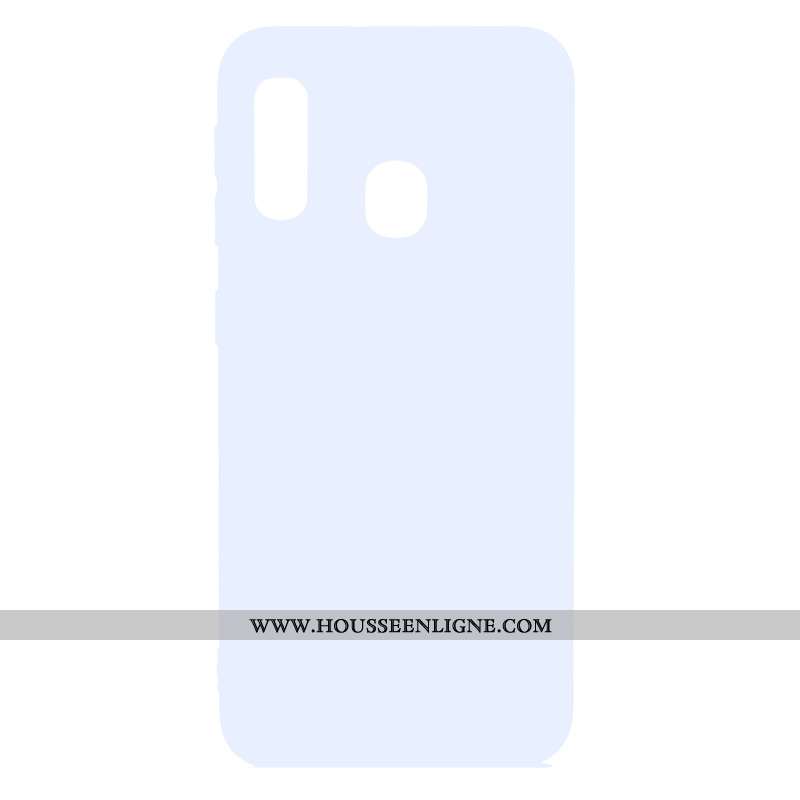 Étui Samsung Galaxy A20e Dessin Animé Ornements Suspendus Coque Étoile Bleu Bonbons