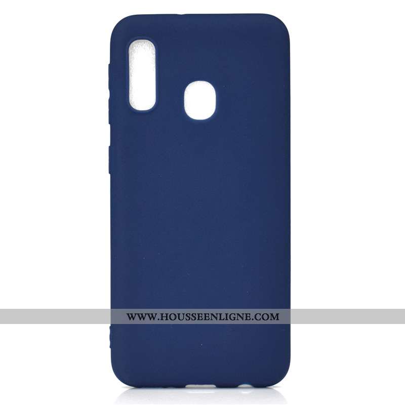 Étui Samsung Galaxy A20e Dessin Animé Ornements Suspendus Coque Étoile Bleu Bonbons