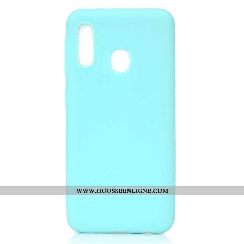 Étui Samsung Galaxy A20e Dessin Animé Ornements Suspendus Coque Étoile Bleu Bonbons