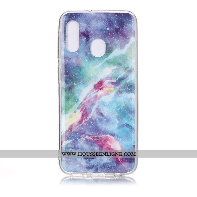 Étui Samsung Galaxy A20e Légère Fluide Doux Noir Légères Protection Silicone Ultra