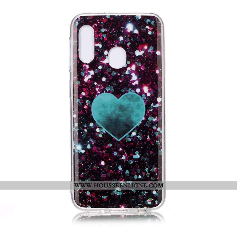 Étui Samsung Galaxy A20e Légère Fluide Doux Noir Légères Protection Silicone Ultra