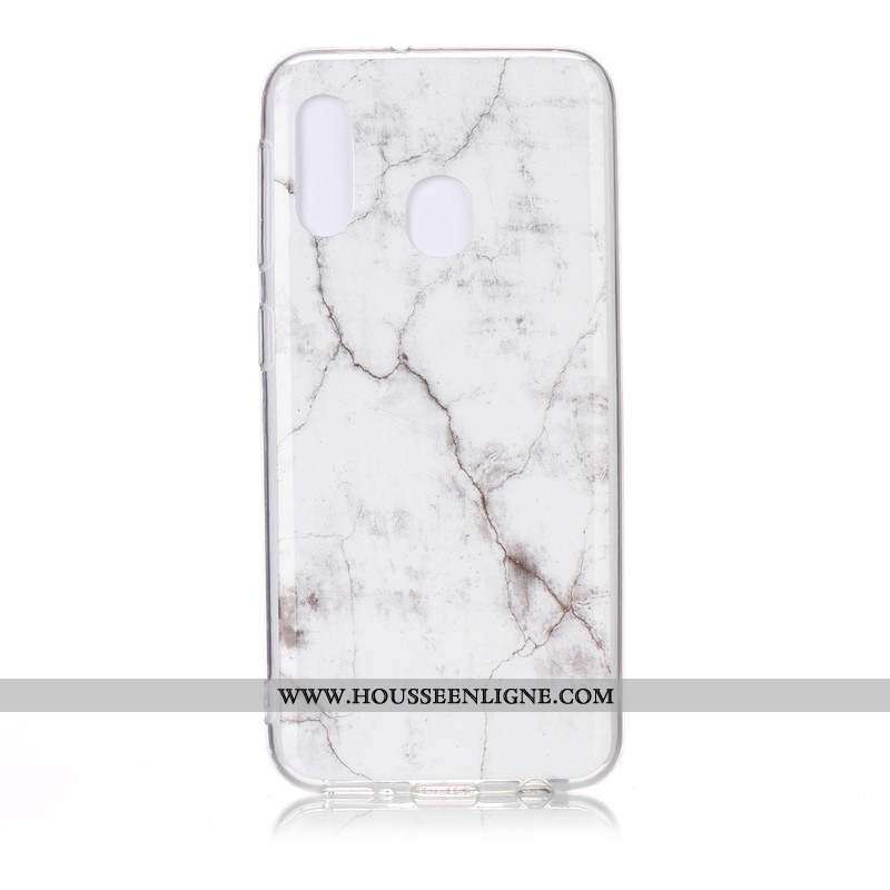Étui Samsung Galaxy A20e Légère Fluide Doux Noir Légères Protection Silicone Ultra