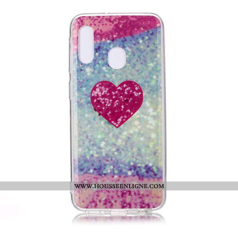 Étui Samsung Galaxy A20e Légère Fluide Doux Noir Légères Protection Silicone Ultra