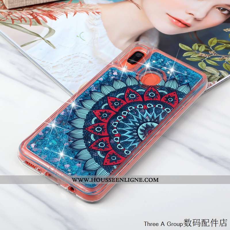 Étui Samsung Galaxy A20e Protection Charmant Quicksand Étoile Rose Incassable Coque