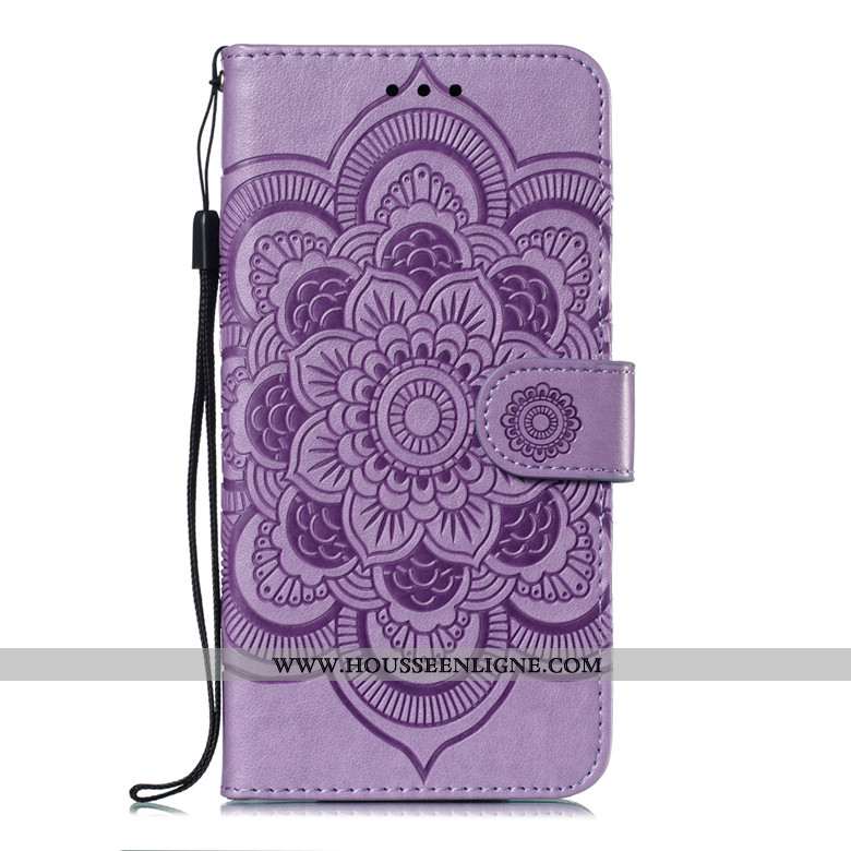 Étui Samsung Galaxy A20s Fluide Doux Protection Housse Tout Compris Violet Étoile Incassable