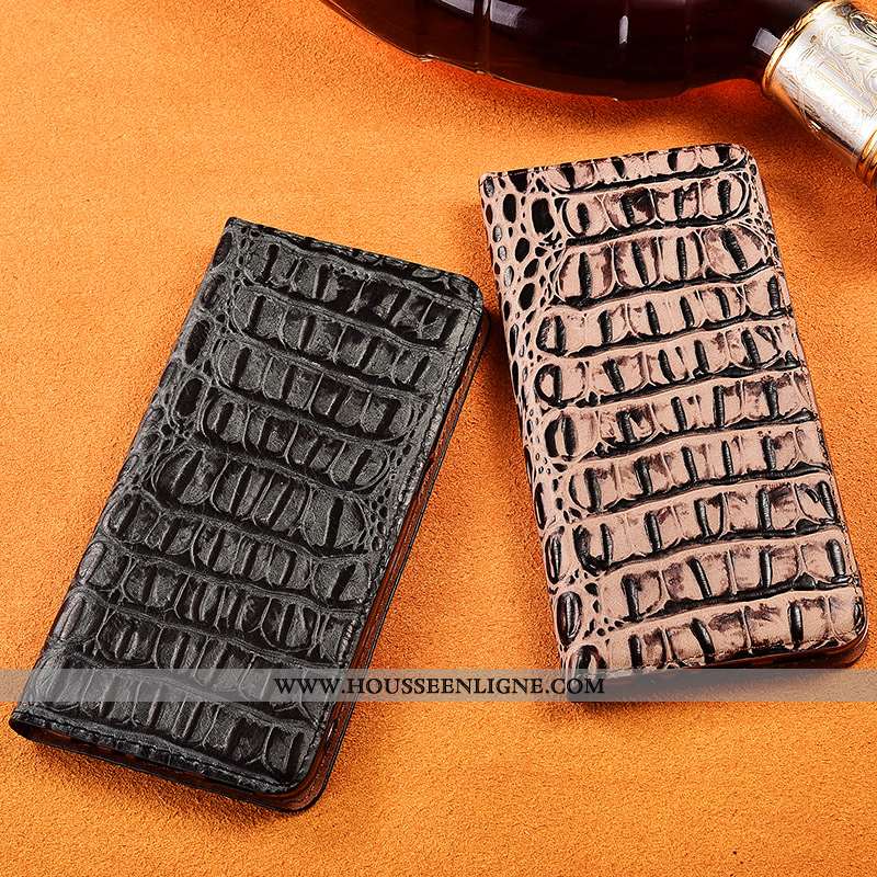 Étui Samsung Galaxy A20s Protection Délavé En Daim Noir Housse Cuir Nouveau