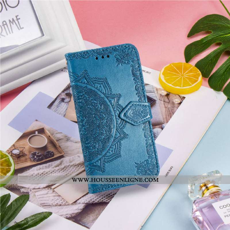 Étui Samsung Galaxy A21s Cuir Portefeuille Incassable Housse Support Téléphone Portable Rose