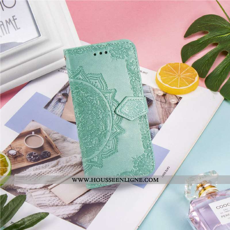 Étui Samsung Galaxy A21s Cuir Portefeuille Incassable Housse Support Téléphone Portable Rose
