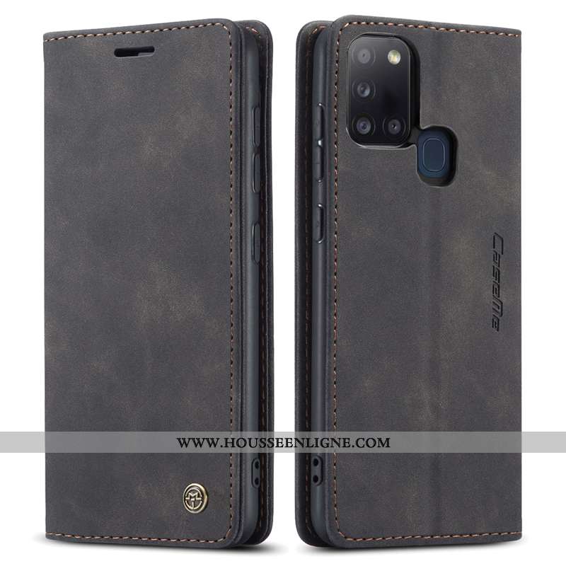 Étui Samsung Galaxy A21s Cuir Silicone Étoile Tout Compris Protection Véritable Coque Téléphone Port