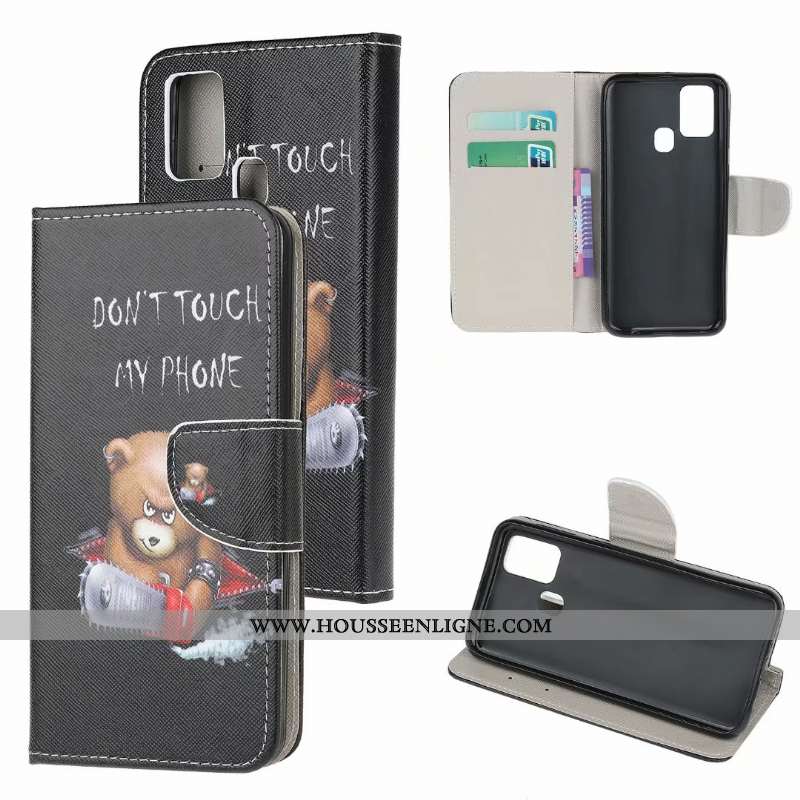 Étui Samsung Galaxy A21s Modèle Fleurie Protection Vert Téléphone Portable Étoile Coque Verte