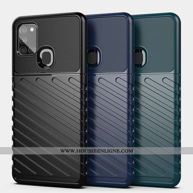 Étui Samsung Galaxy A21s Protection Incassable Téléphone Portable Noir Europe Étoile