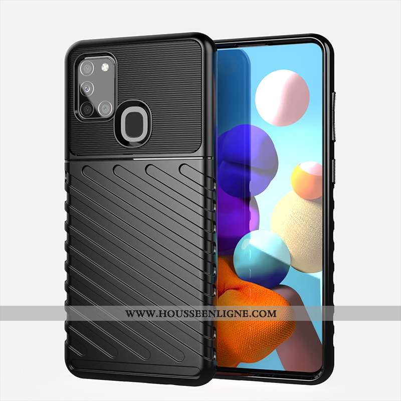 Étui Samsung Galaxy A21s Protection Incassable Téléphone Portable Noir Europe Étoile