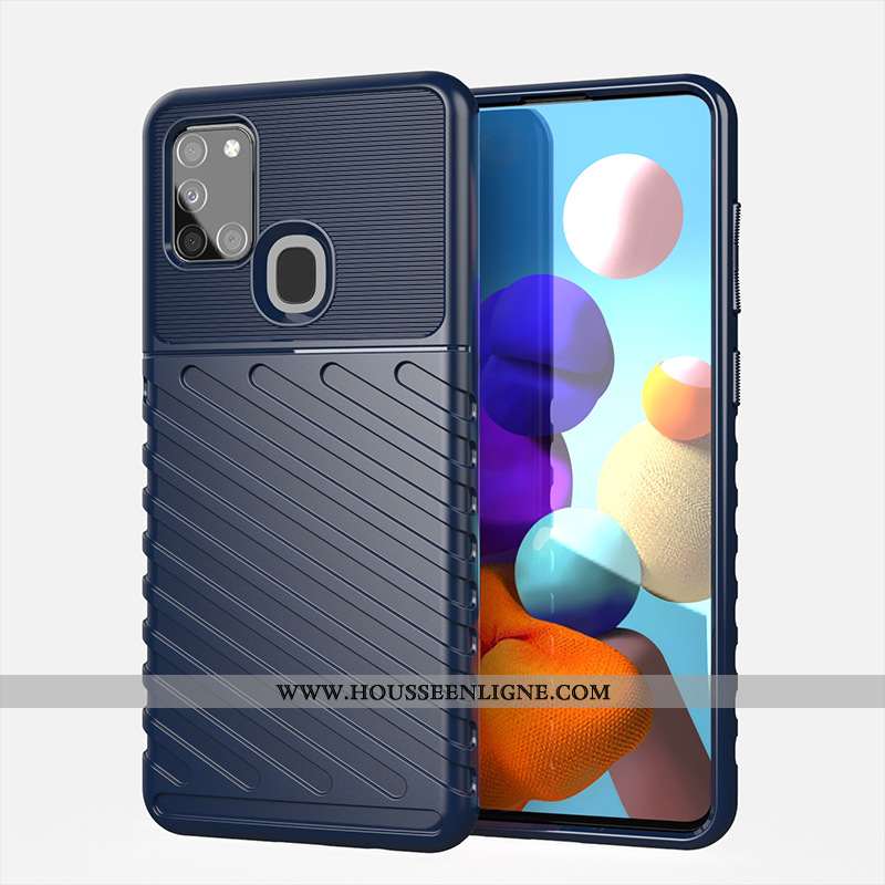 Étui Samsung Galaxy A21s Protection Incassable Téléphone Portable Noir Europe Étoile