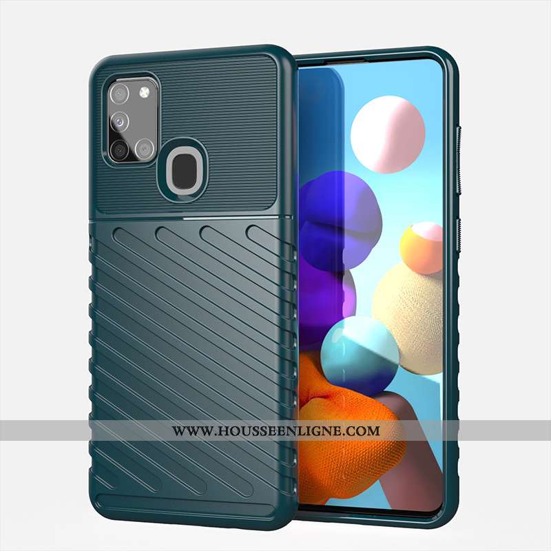 Étui Samsung Galaxy A21s Protection Incassable Téléphone Portable Noir Europe Étoile