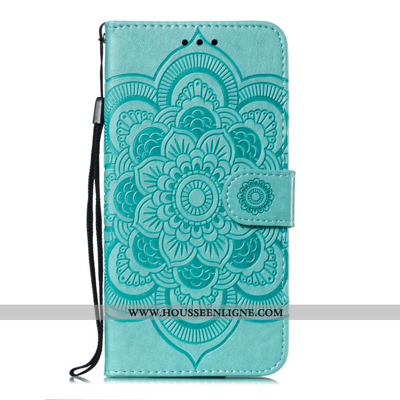 Étui Samsung Galaxy A30s Cuir Fluide Doux Violet Tout Compris Protection Incassable