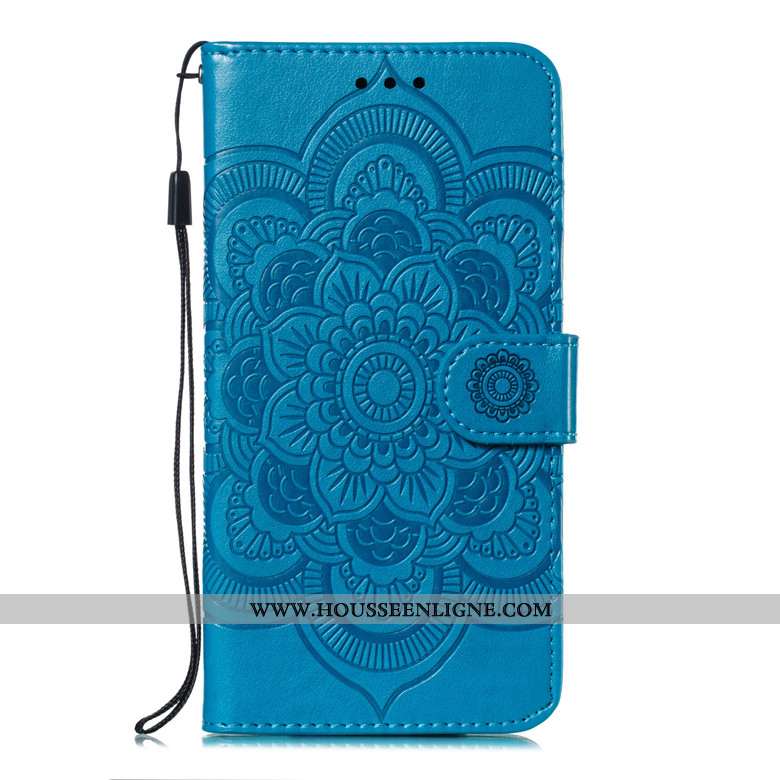 Étui Samsung Galaxy A30s Cuir Fluide Doux Violet Tout Compris Protection Incassable