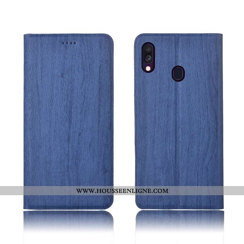 Étui Samsung Galaxy A40 Fluide Doux Silicone Étoile Marron Protection Tout Compris Cuir