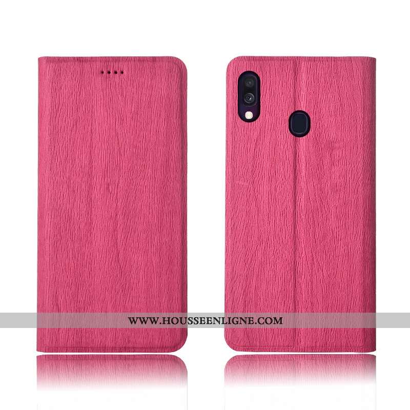 Étui Samsung Galaxy A40 Fluide Doux Silicone Étoile Marron Protection Tout Compris Cuir